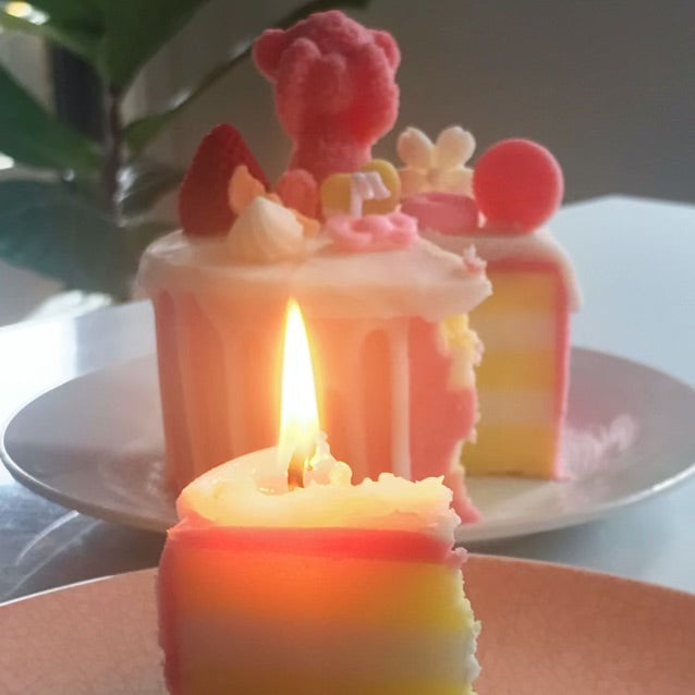Slice Of Cake Candle